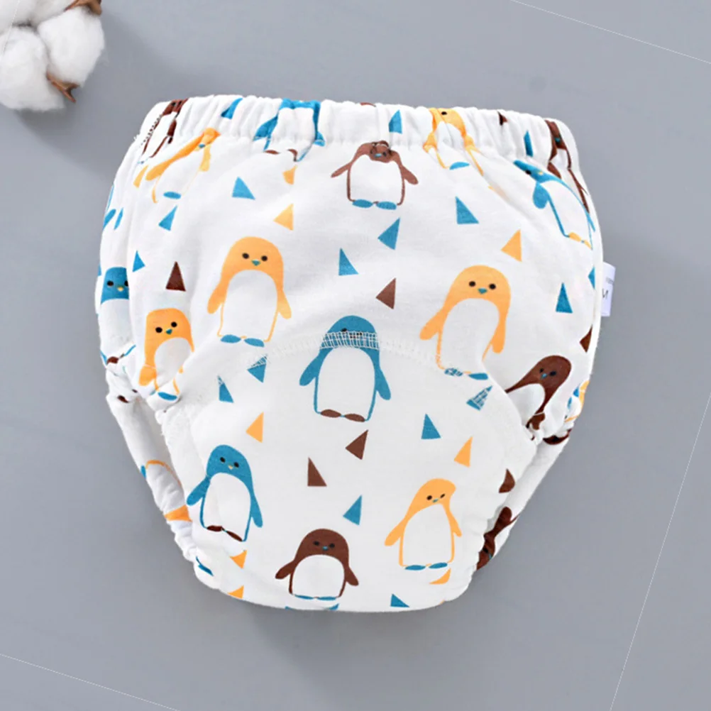 4 Pcs Washable Inserts Newborn Nappies Spring and Autumn Breathable Diapers