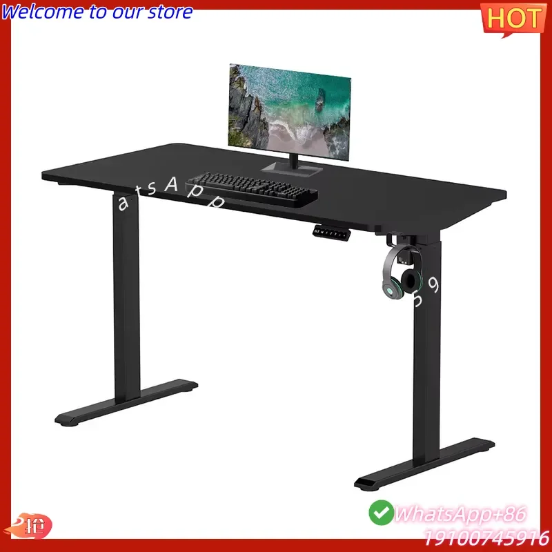 2026 Hot Sell Smart Tables Single Motor Electric Ergonomic Standing Adjustable Height Desk With Control System