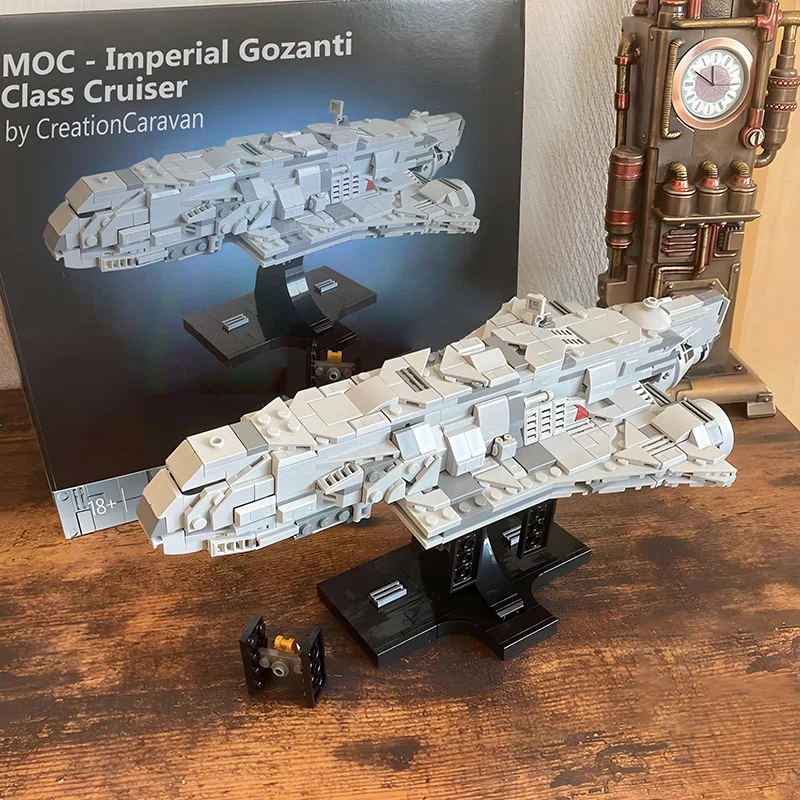 

NEW MOC the Rebels of Starship The Imperial Gozanti-Class Cruiser Building Blocks DIY Assembly Bricks Model Children Toys Gifts