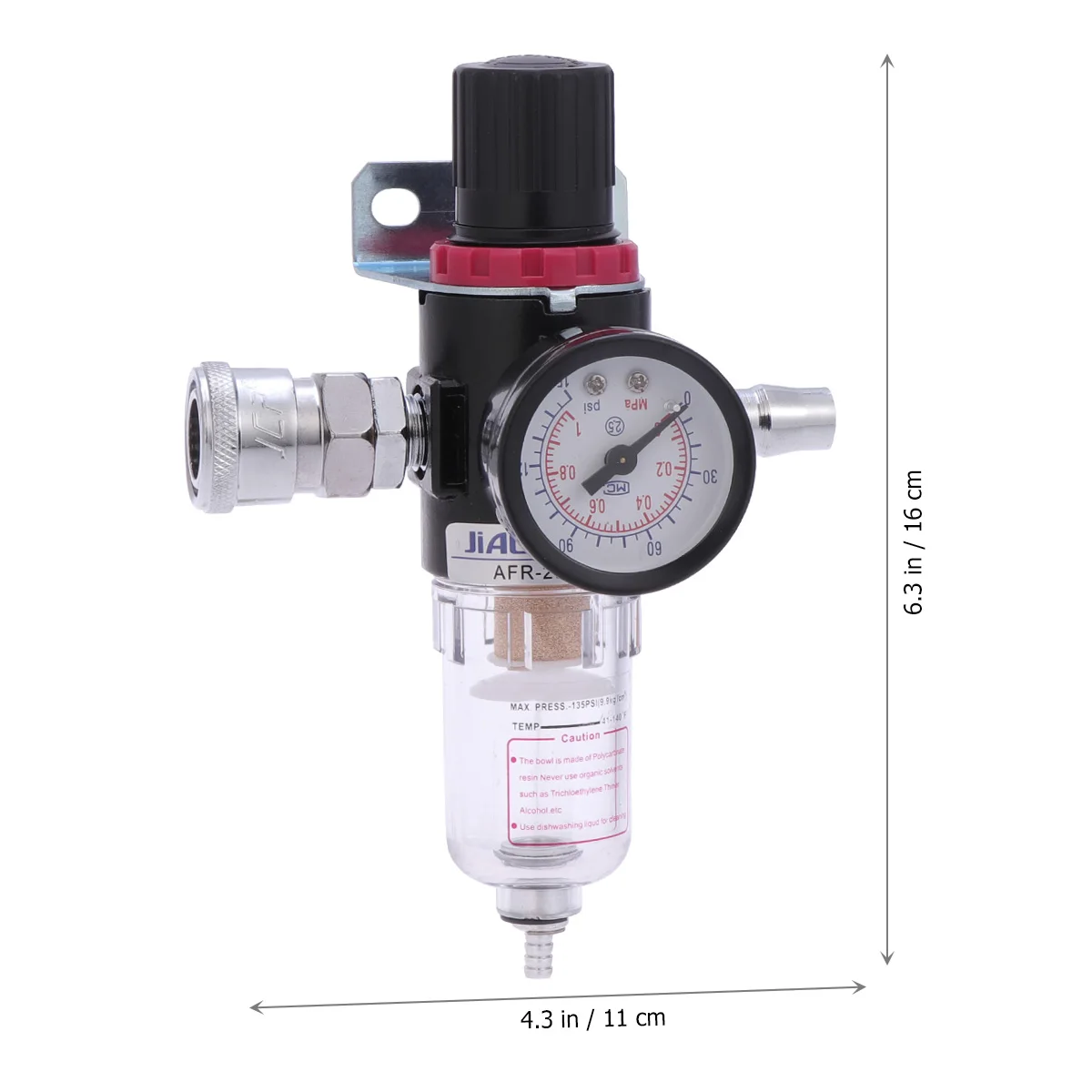 

Pressure Regulating Valve Filter Copper Wastegate Dump Universal Unilateral Horn Type Air Compressor Pneumatic Tool Accessory