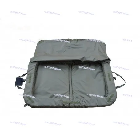 Waterproof polyurethane coated thickened fish mat with 4 anchors for carp fishing and maintenance nets