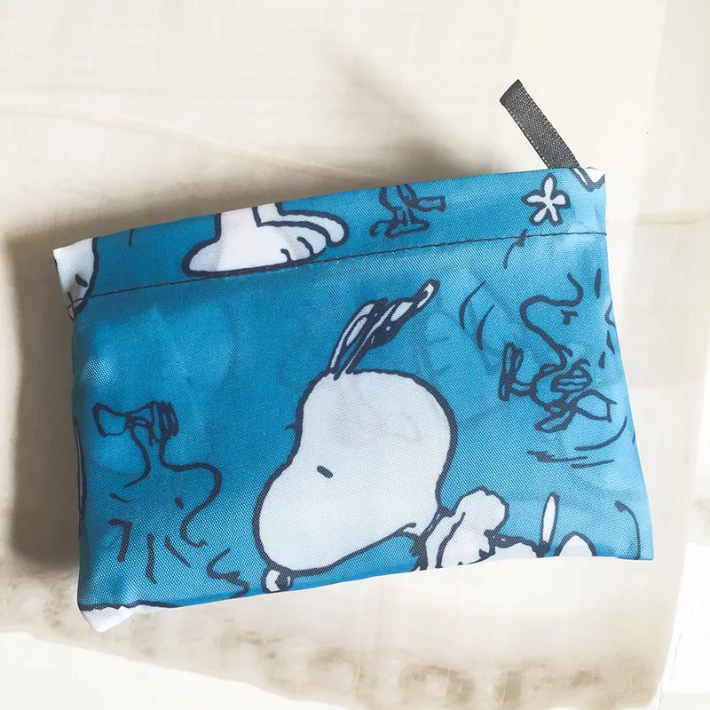 Snoopy spessa grande Tote ECO riutilizzabile portatile spalla del fumetto borse da donna impermeabile pieghevole borsa della spesa pieghevole