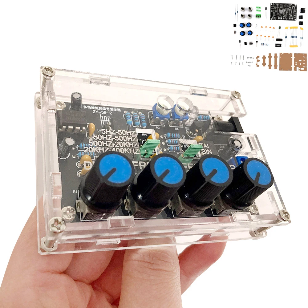 ICL8038 Monolithic Function Signal Generator Module DIY Kit Sine Square Triangle DIY Practice Kit