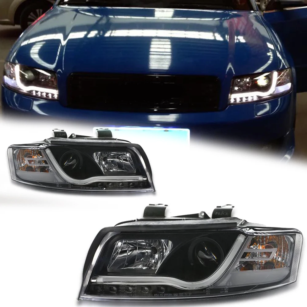 

Styling LED HeadLights For AUDI A4 B6 2001-2004 New Style Led DRL Car Head Lamp Assembly Signal Accessories Modified Lamp