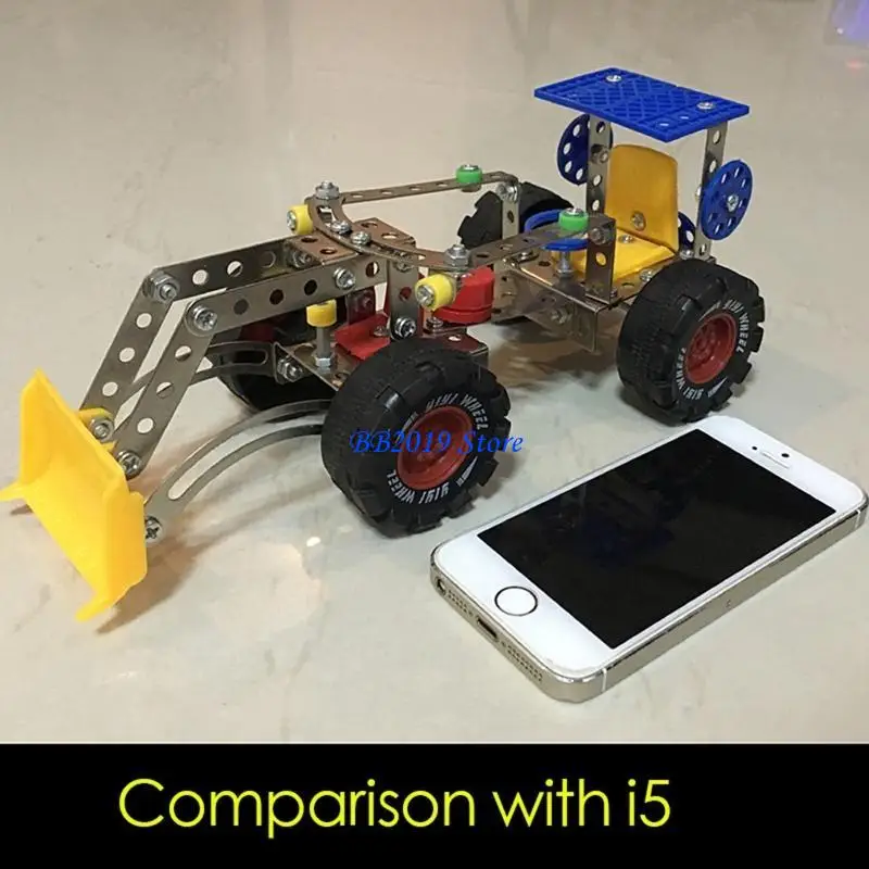 Q0KB 138PCS Creative Diy Building Toy Model Truck Kits Montagem fácil e brinquedo construção metal não aguardável para