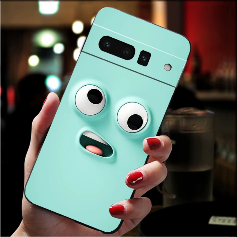 

Phone Case For Google Pixel 10 9 Pro XL 9A 8 7 6 Pro Pixel 8A 7A 6A Pixel 8 7 6 5 Art Funny Faces