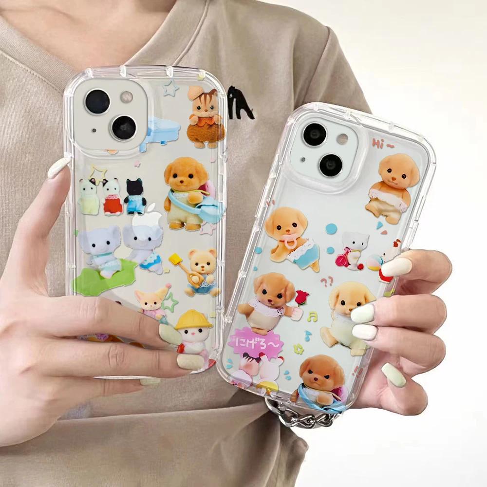 Hot Vintage Bear Animals Phone Case for Xiaomi Mi 11 Lite Poco F4 X3 X4 M3 M4 GT NFC Pro 4G 5G Airbag Anti Fall Clear Back Cover