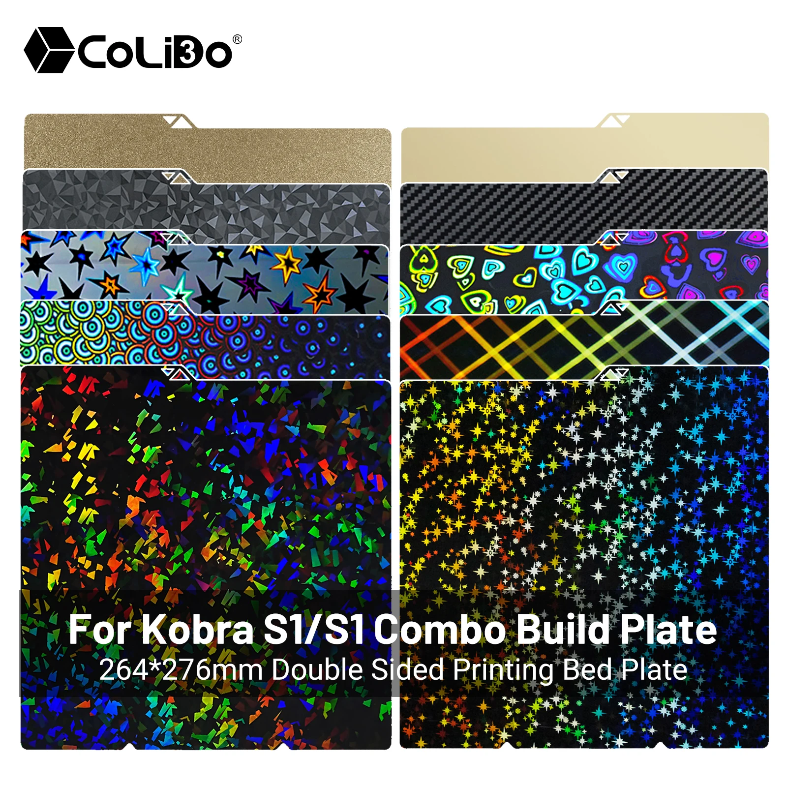 

Для Anycubic Kobra S1 пластина pei peo pet Лист 264x276 мм Kobra S1 Combo Build Plate двусторонняя для 3d-принтера Anycubic Kobra S1