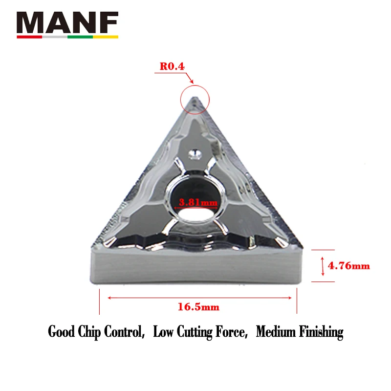 Imagem -03 - Manf Ferramenta de Gerencio do Carboneto Tungstênio Tnmg160402 Tnmg160404 Tnmg 160408 Inserção para o Alumínio Mtjnr Mtjnl Mtenn Mtfnr Toolholder