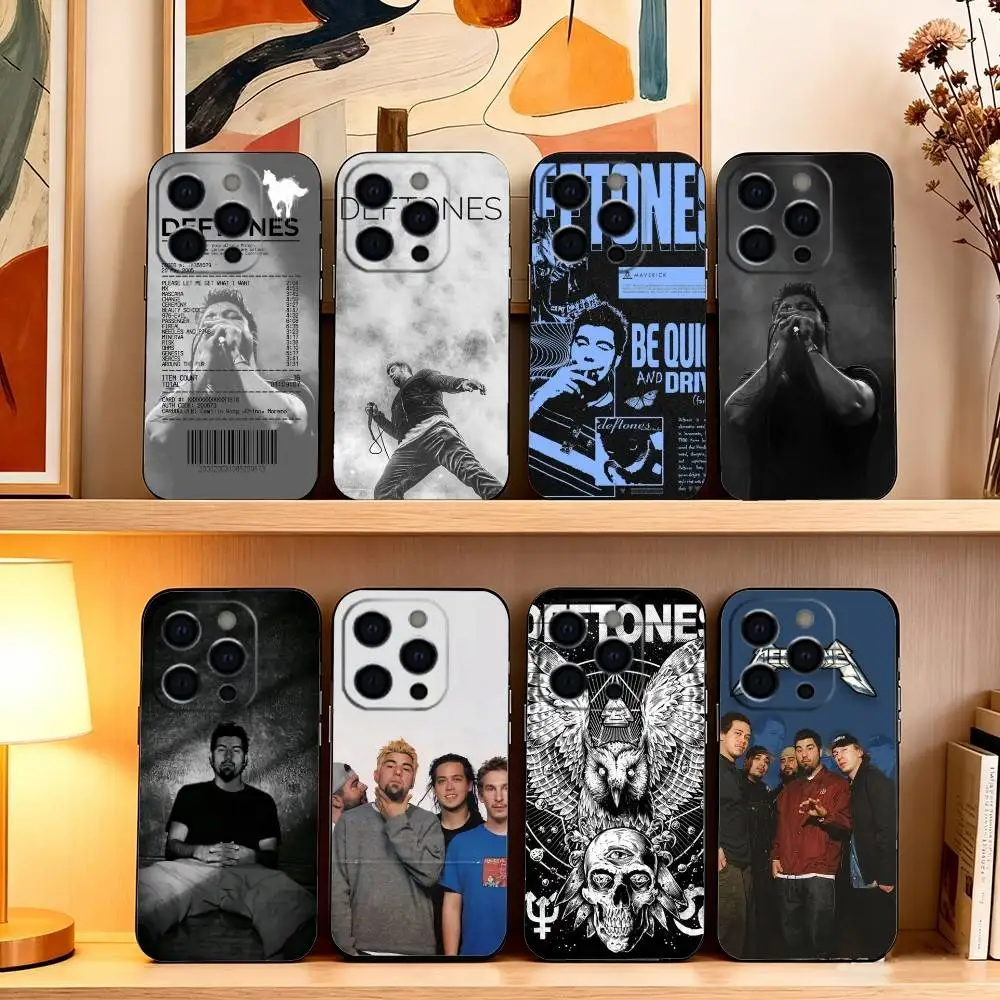 Rock Band D-Deftones  Phone Case Silicone Soft For IPhone 17 16 15 14 13 12 11 X XR Plus Pro Max Plus