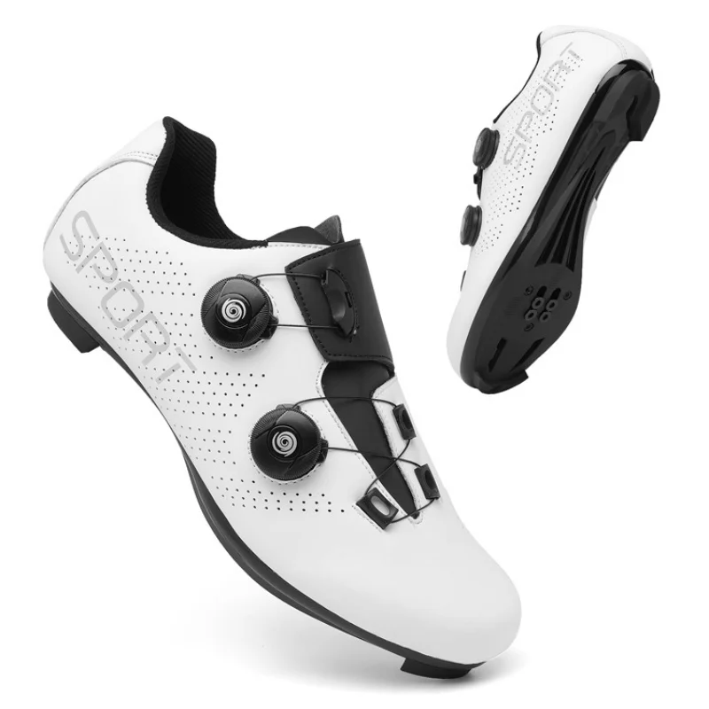 

Men's leisure road mountain bike riding shoes four season new outdoor anti slip wear-resistant hard soled off-road riding shoes
