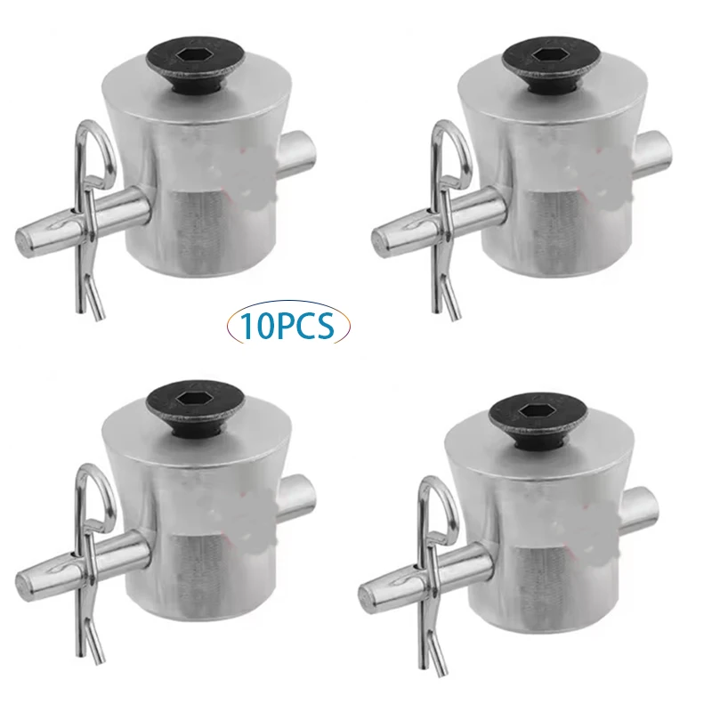 10 Packs Stage Light  Truss half Connector Fixture Clamp Fit for  F34 2011 Hexagon nut Hanging Stage Lighting  Clamp Hook