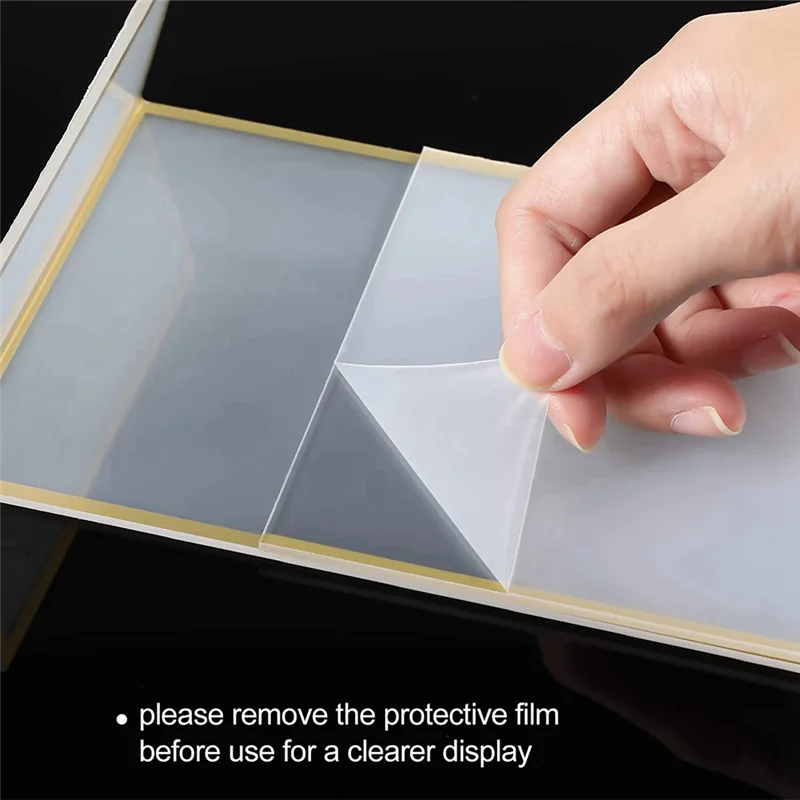 12 шт., акриловый держатель для вывески в золотой рамке, держатель для номера свадебного стола, наклонное меню, двухсторонняя подставка, 4X6 дюймов, вертикальный SQ