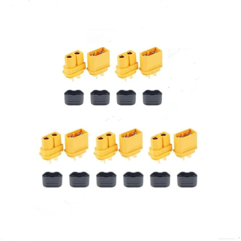 5/10 Pairs  XT60H connector plug with Sheath Housing Female / male XT60 plug for RC Lipo Battery cars fpv drones Airplane