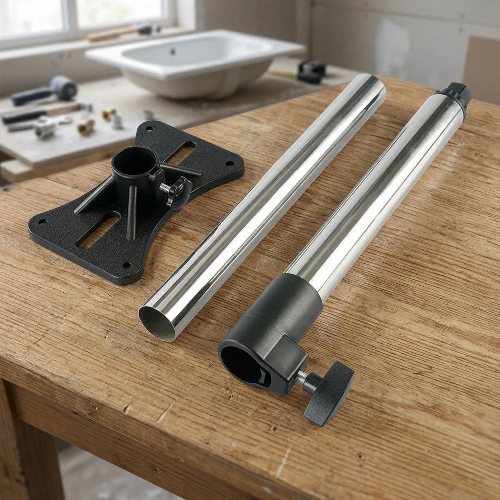 Undermount Sink Support Bracket with Precision Adjustment Capability and Firm Sink Bottom for Vibration-Free Operation