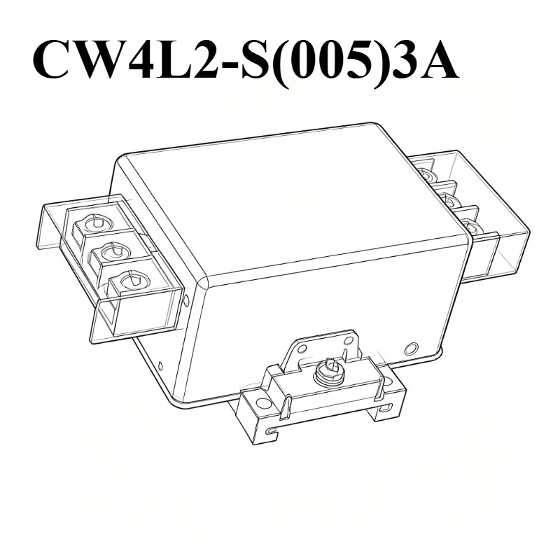 cw4l2-s-005-3a～40a-パワーフィルタ-cw4l2-s-005-端子型バイポーラガイド端子台-220v-ac-emi電源-干渉防止