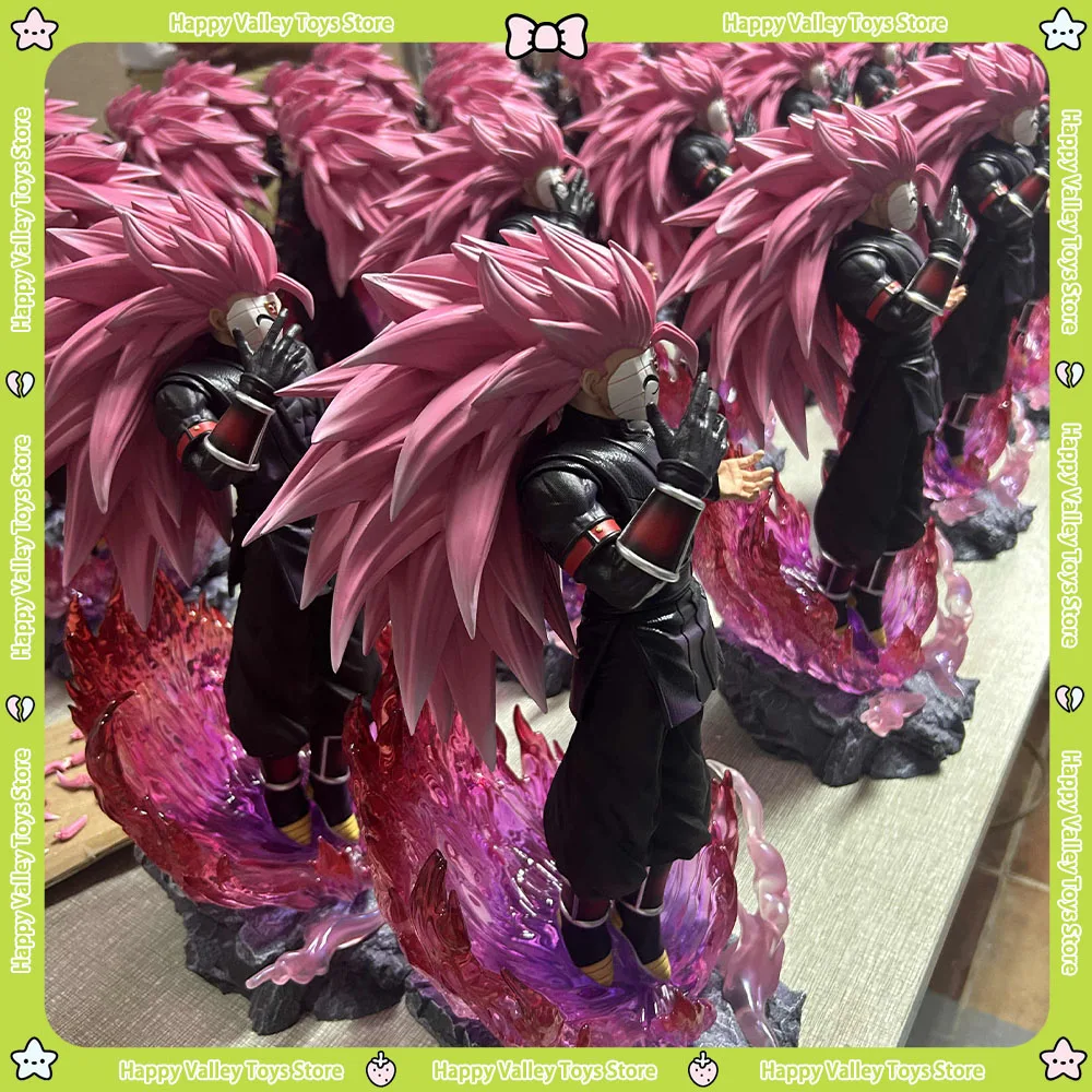 31cm Dragon Ball Z Anime Figure Zamasu Black Goku Ssj3 Figurine Gk Pvc Action Figure Statue Collection Model Christmas Toy Gifts