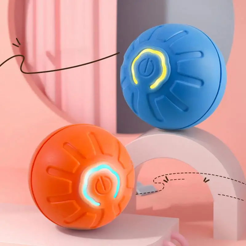 Smart Dog Ball Self Rolling Electric Ball Toy USB Charging Interactive Pet Exercise Ball  For Kittens Puppies And Cats