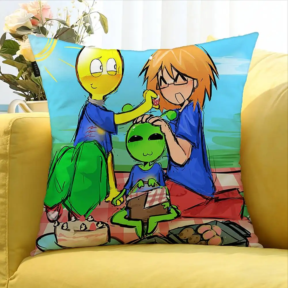Fact A-Attack Adventures Facty Various Sizes Square Pillow Case For Car Home Bedchamber Decor 2
