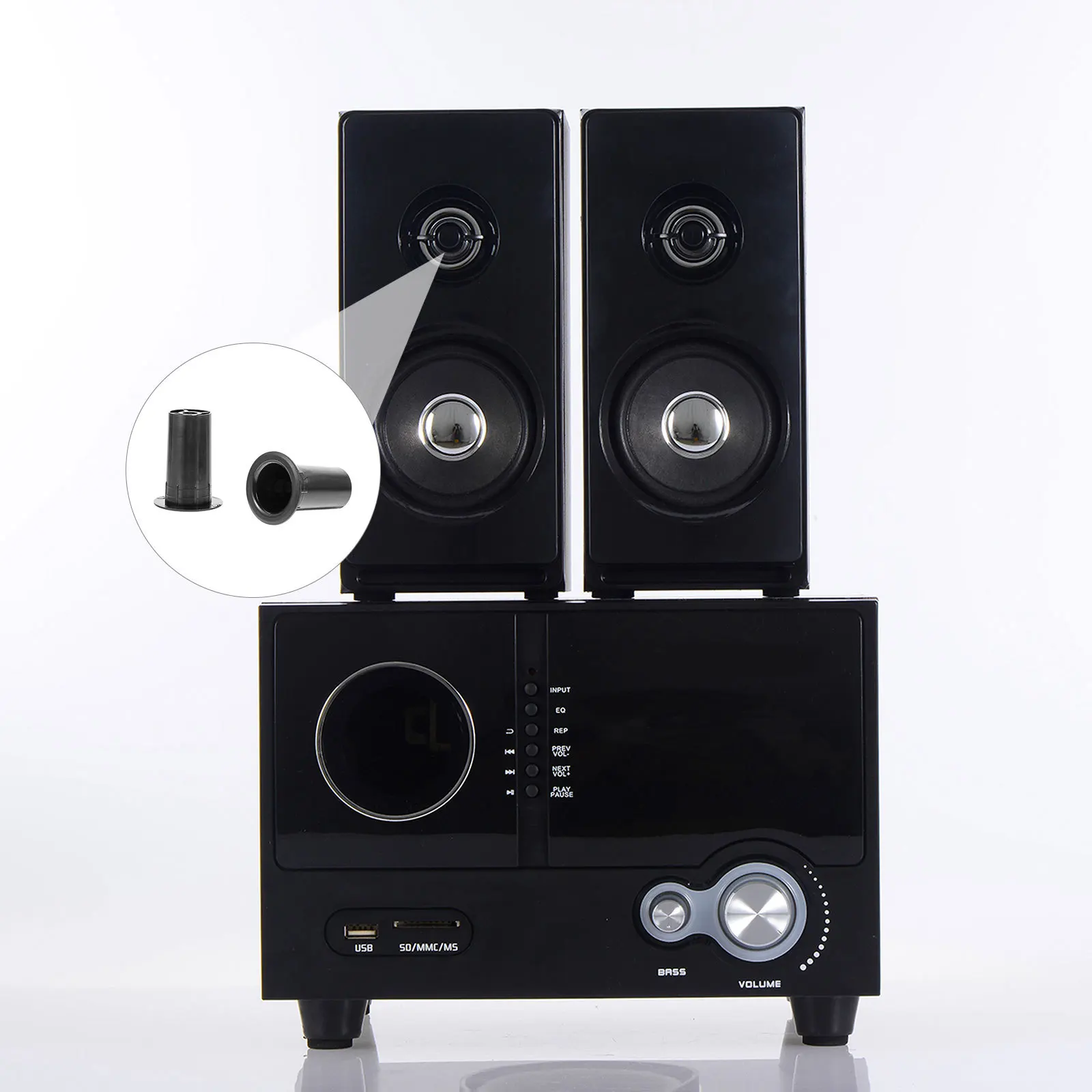 

8Pcs Speaker Port Tubes ABS Subwoofer Port Tubes Bass Reflex Tube for Woofer Box Speaker Repair Bass Reflex Tube