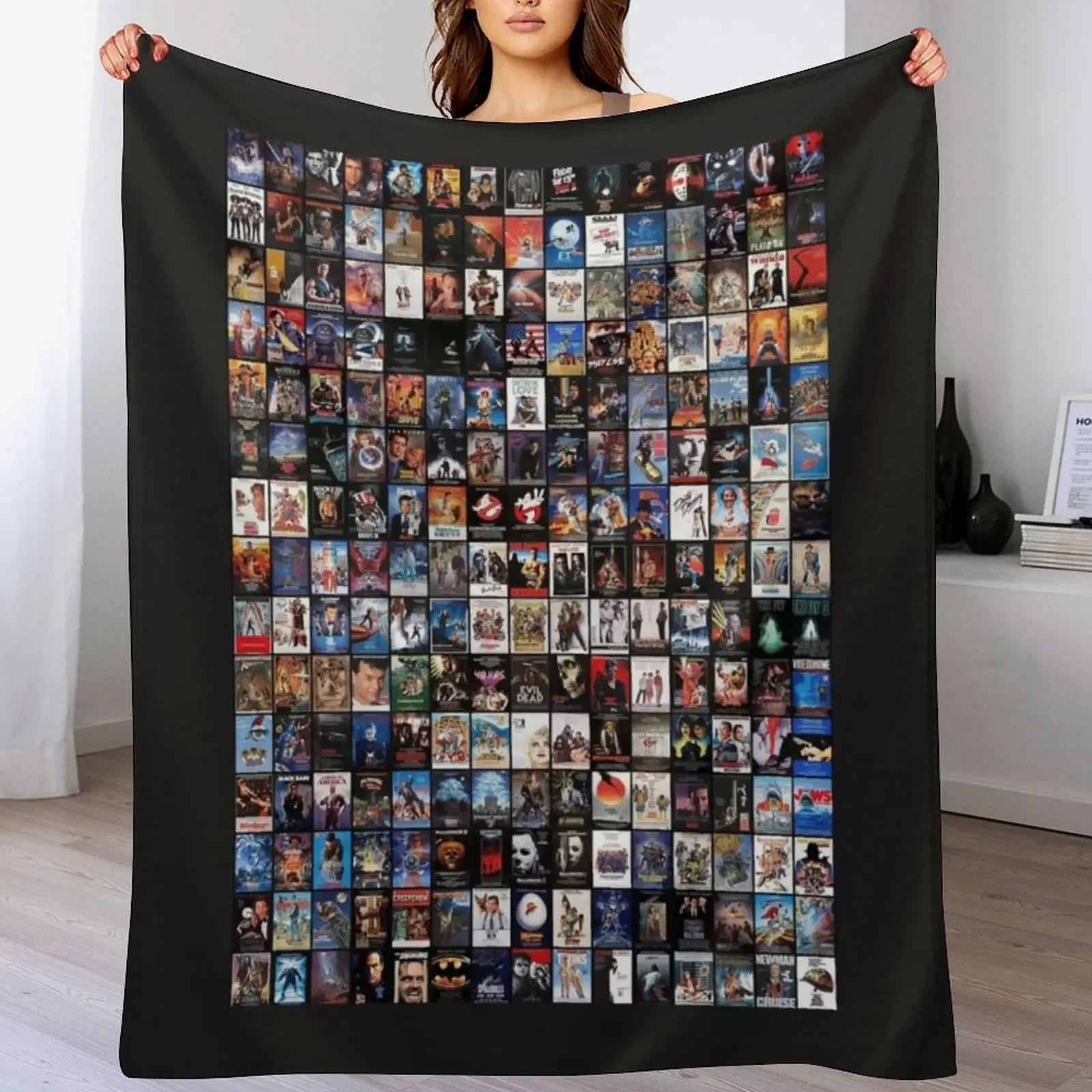 

Movie Posters from the 80s Classic Throw Blanket All Season Soft Lightweight Blanket for Home