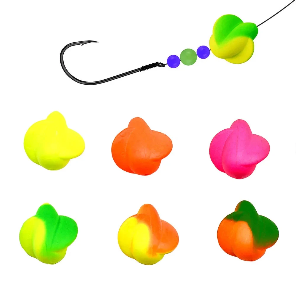 Topranc 20/24 قطعة من طُعم صيد الأسماك في المياه المالحة رغوة بوبرز طُعم عوامة دوارة