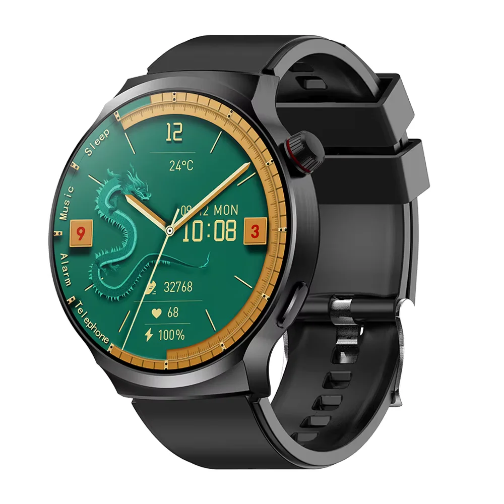 696 Men Blue Tooth Call 1.8" Smart Watch NFC Heart Rate Health Waterproof Watches Sports Compass Map Navigation Music Smartwatch