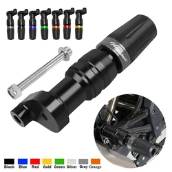 GSX1300R Universal Exhaust Sliders Motorcycle CNC Crash Pads Crash Frame Protector For SUZUKI GSXR 1300 Hayabusa GSX-R1300