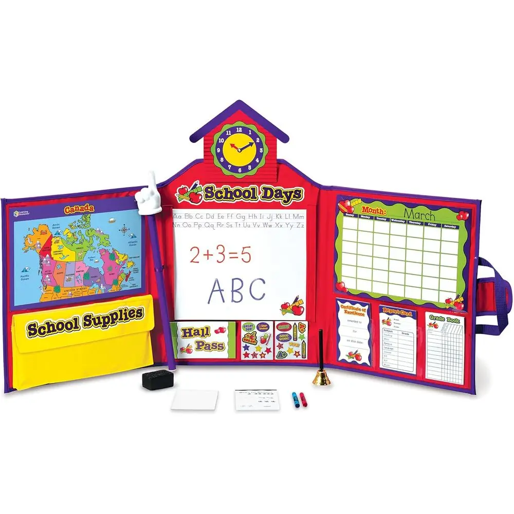 

Pretend & Play School Set, Pretend Teacher Play School Set, 149 Pieces, Ages 3+ - Stand Packaging
