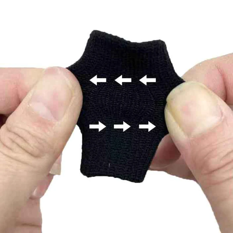 

10Pcs Sports Finger Guard Sleeve Basketball Protective Sleeve Wicks Sweat Anti-slip Breathable Joint Sprain Bandage Protector