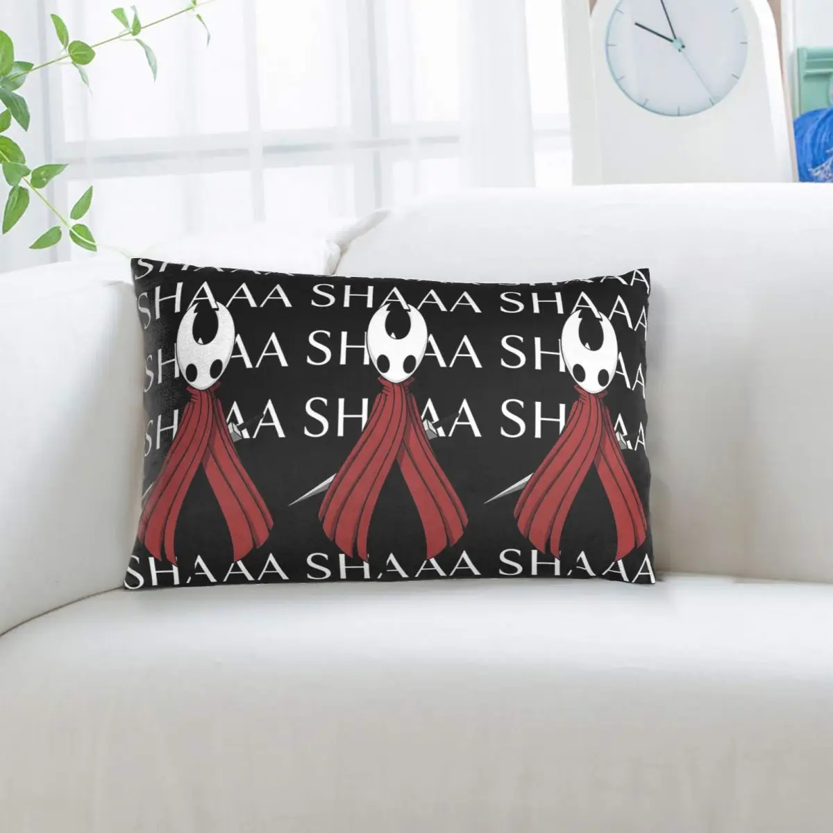 

Hollow Knight Silksong Shaa Hornet Battle Cry Rectangle Pillowcase Cushion Cover Decorative Bedroom Home Comfort Throw Pillow
