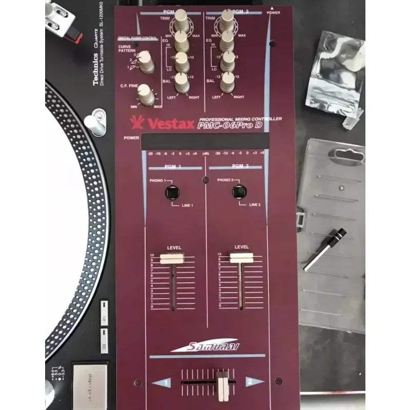 Filme do painel do misturador Vestax Pmc-06 Pro D, adesivo colorido Vestax (filme autoadesivo, não um dispositivo)
