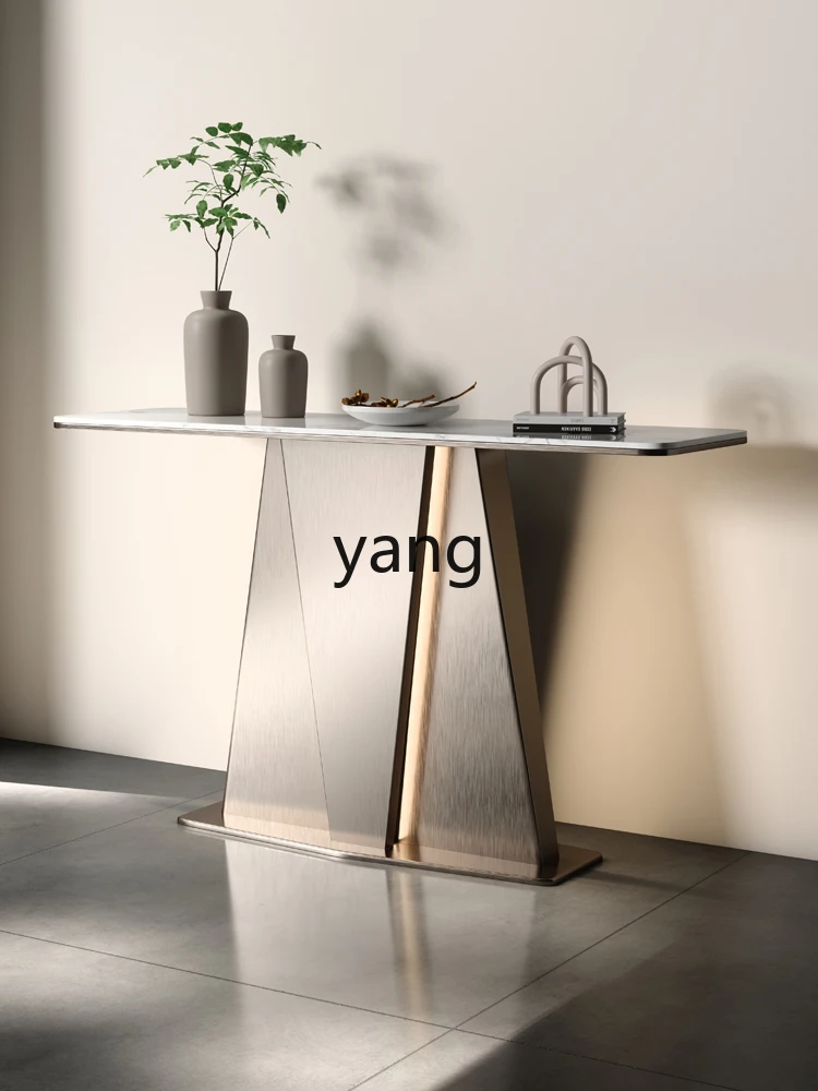 Yjq Light Luxury Entrance Designer Console Tables Wall Decoration Table Corridor Aisle Decoration Table