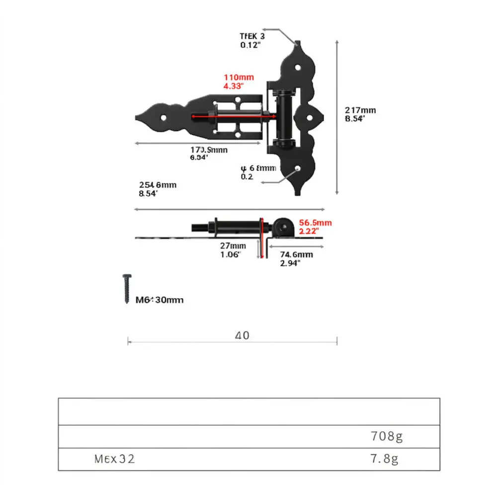 Self Closing Gate Hardware Spring Hinge Latch For Outdoor Garden Wood Fence Pvc Door Heavy Duty Iron Supply