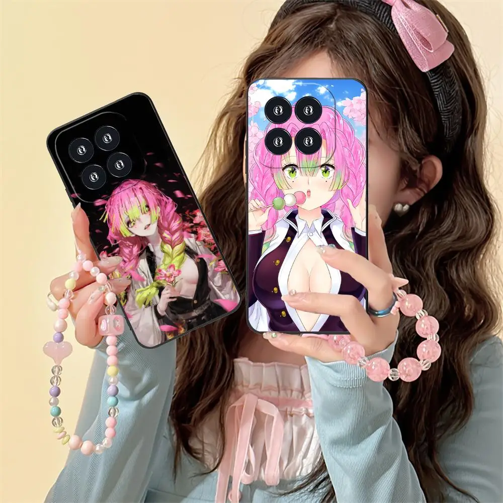 

Чехол для телефона «Demon Slayer Mitsuri» для Xiaomi 15 14 13 12 Mi 11 T Ultra Lite Pro S X 5G с цветным принтом, защитный чехол для мобильных телефонов