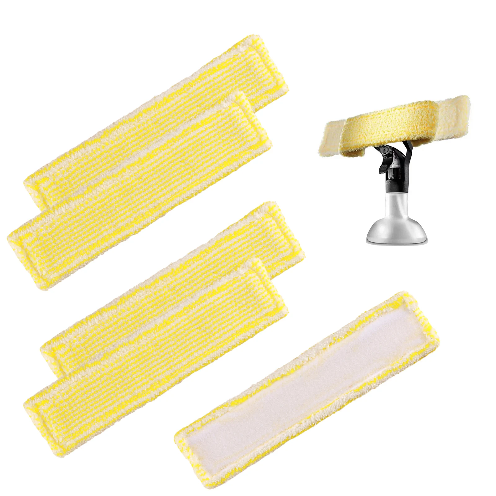 

5pack/lot Reusable Window Vacuum Accessories Pads For Streak-free Shine Washable Mops Spare Parts