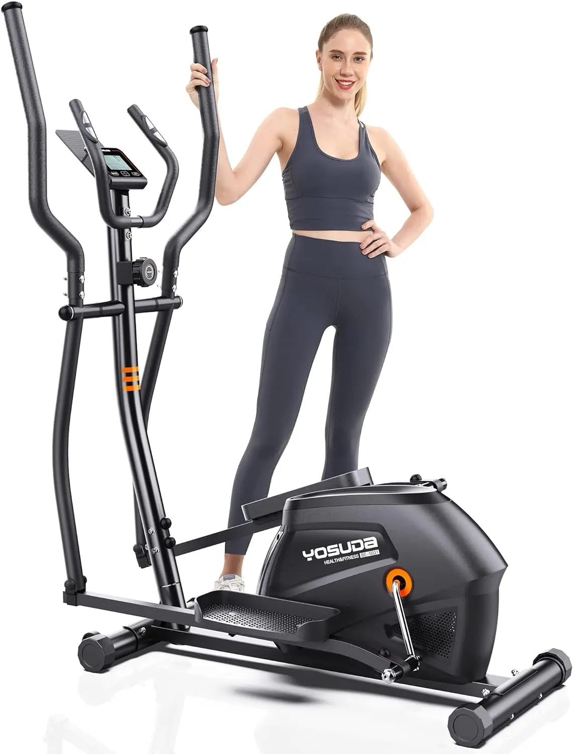 

Compact Elliptical Machine - Elliptical Machine for Home Use with Hyper-Quiet Magnetic Drive System