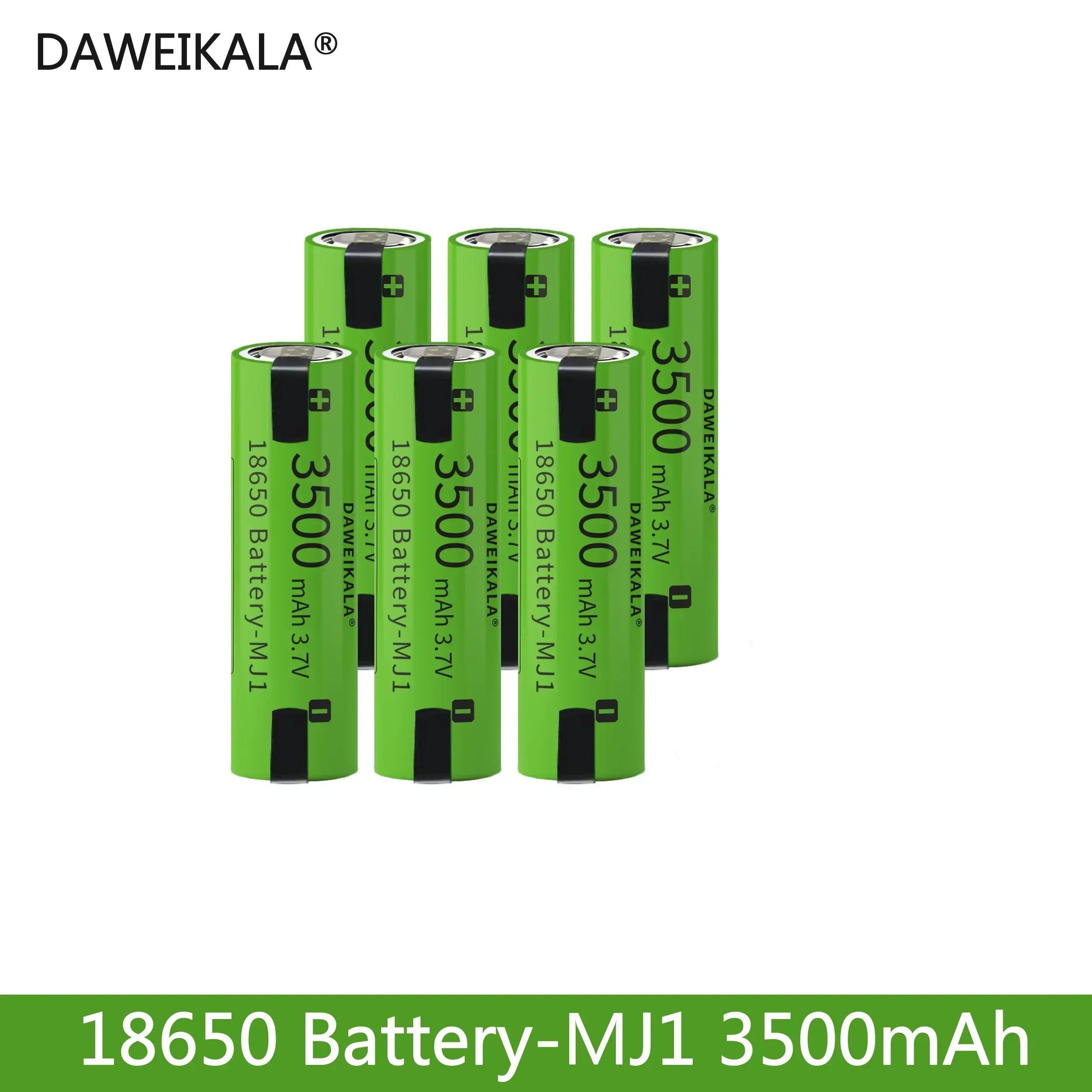 Daweikala 2024 100% Original MJ1 3500mAh battery 3.7 V Lithium ion battery 3.7 V 18650 battery 3500mAh, DIY nicke