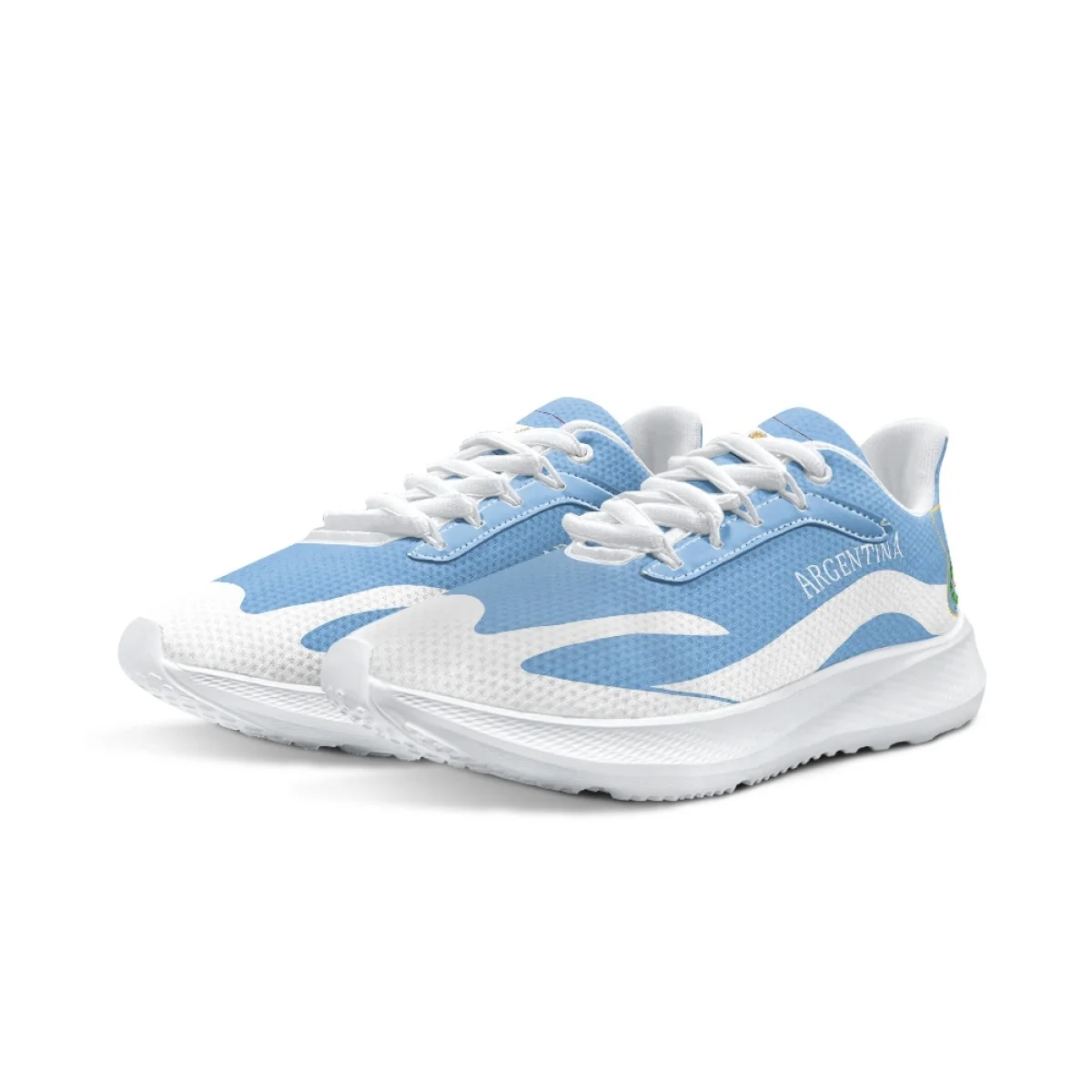 Damesschoenen Argentinië Vlag Merkontwerp Casual Comfort Sneakers Schokabsorptie Tiener Hardlooptennisschoenen Op Maat Uw Naam