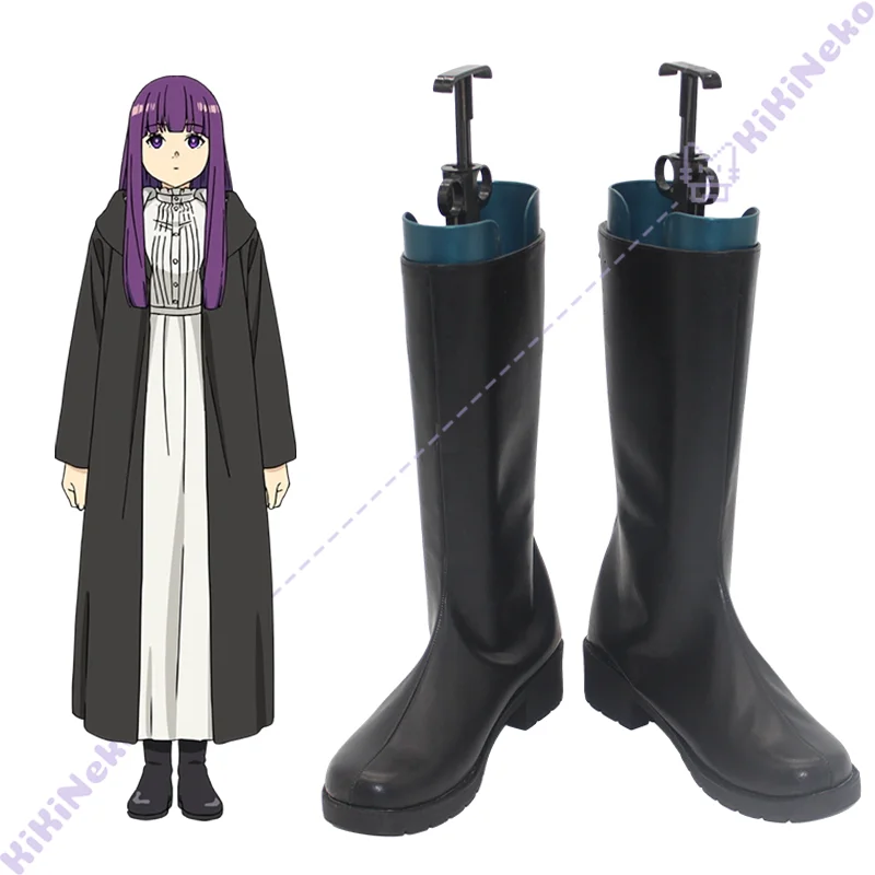 Chaussures de Cosplay Anime Frieren fougère, bottes de Cosplay pour fête d'halloween, femmes et hommes adultes