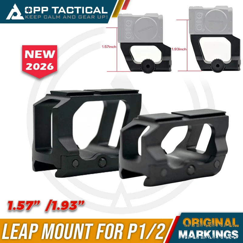 

Новое тактическое крепление Evolution Gear Leap 04 с высотой 1.57/1.93 для коллиматорных прицелов P-1/2