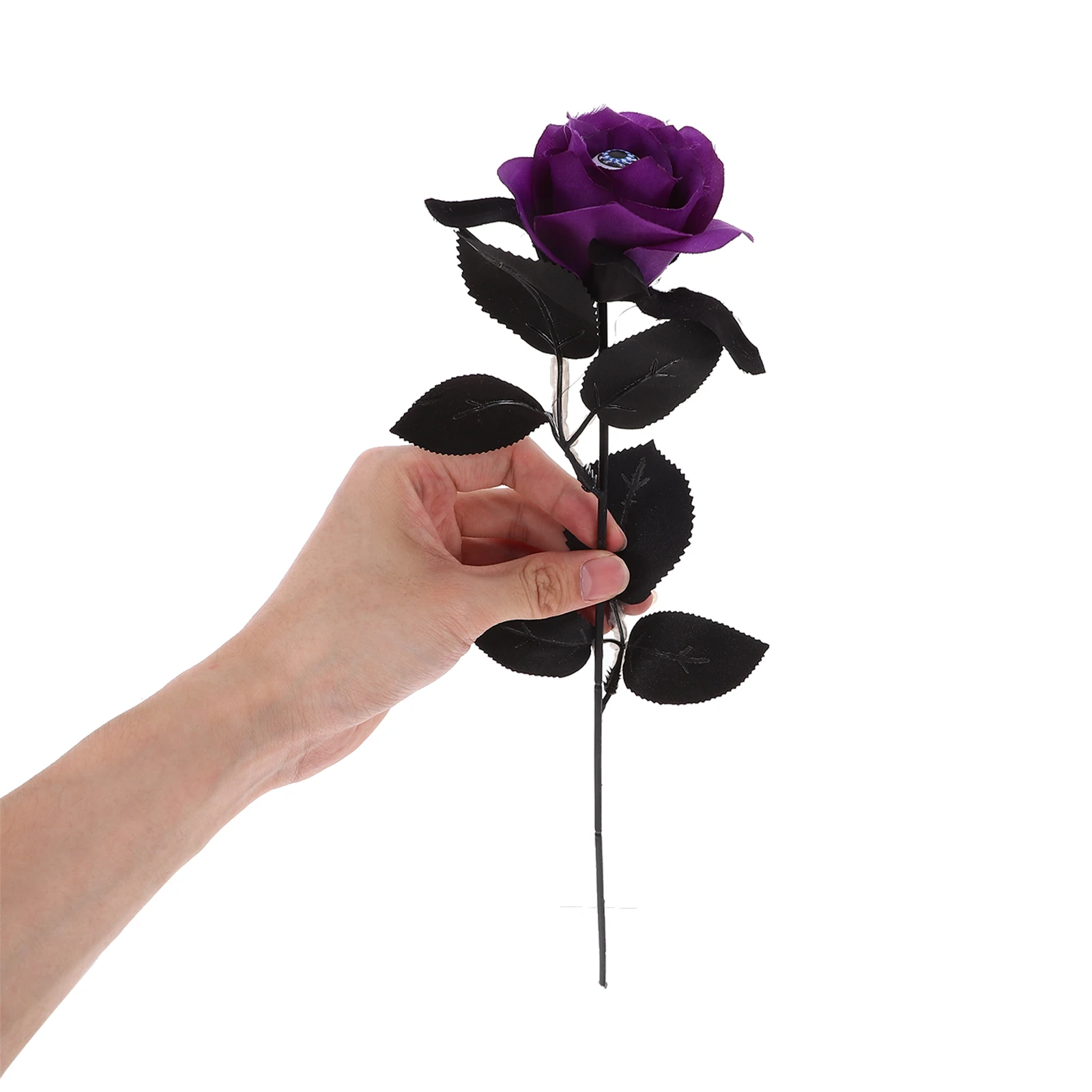 

12 Pcs Fake Flowers Artificial Decoration Roses Halloween Simulation Decorations