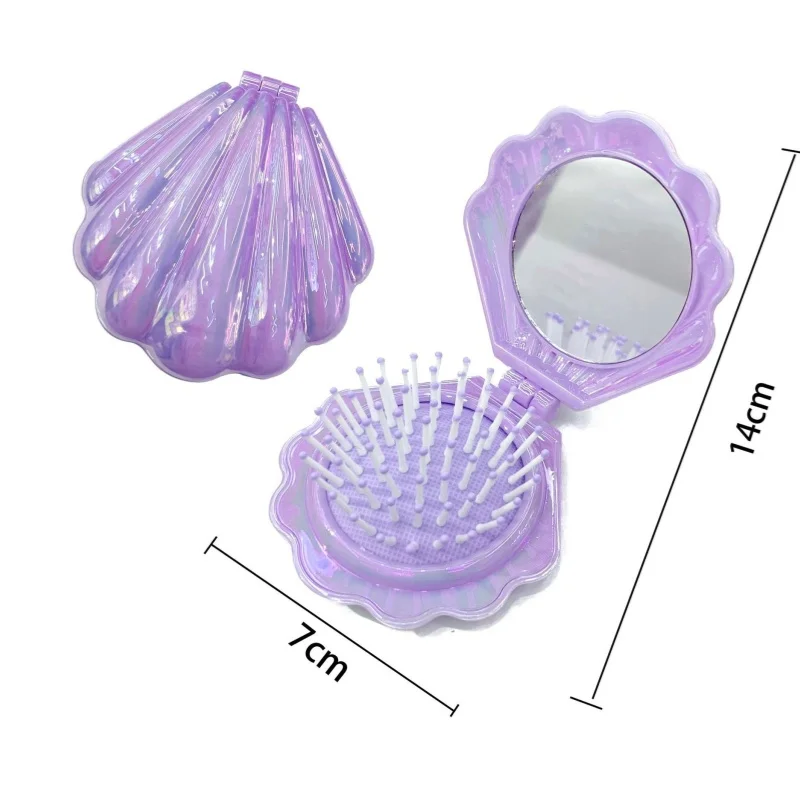 

Detangling Scalp Massage Combs Dry Wet Dual Use Curly Hair Brushes Barber Salon Hairdressing Styling Tools Folding Airbag Comb