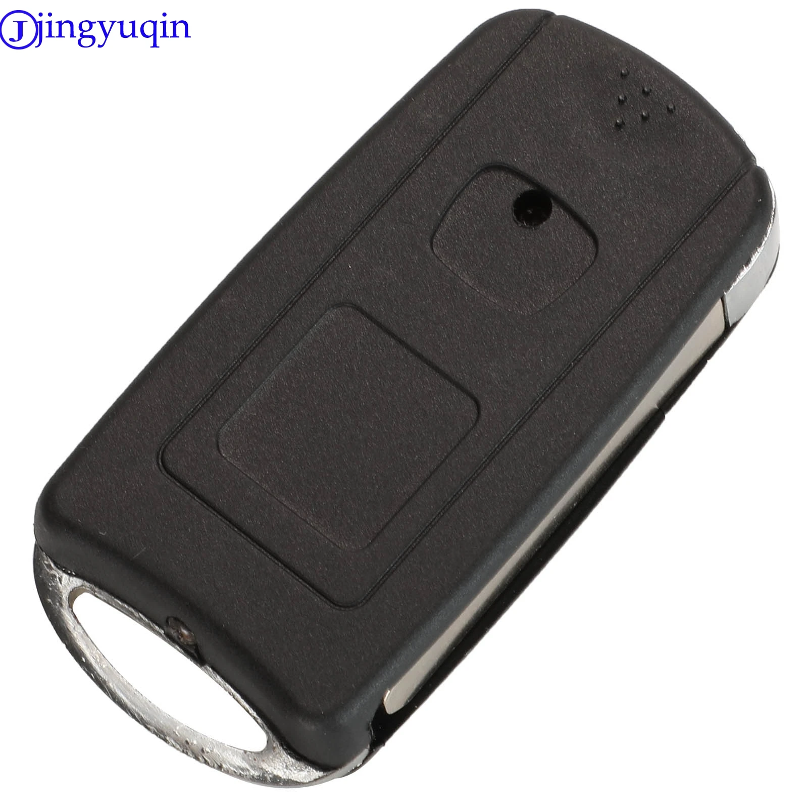 jingyuqin do Hondy Accord Civic Pilot z gumową podkładką 2 3 4 przyciski Refit Remote Flip Car Key Shell Case Fob Entry