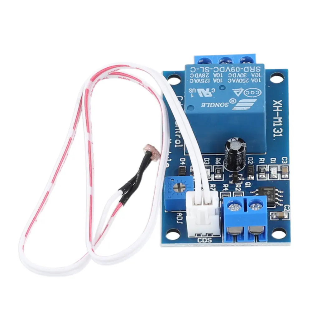 XH-M131 مفتاح التحكم في الضوء قابل للتعديل Photoresistor وحدة التتابع 5 فولت 9 فولت 12 فولت 24 فولت جهاز استكشاف مفتاح التحكم التلقائي في الضوء