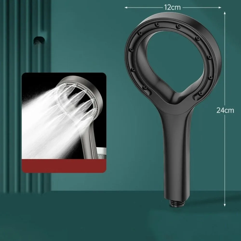 Household Spray Shower Head Bathroom Single Mode Spa High Pressure Shower Big Panel Booster Mixer Faucet Accessories