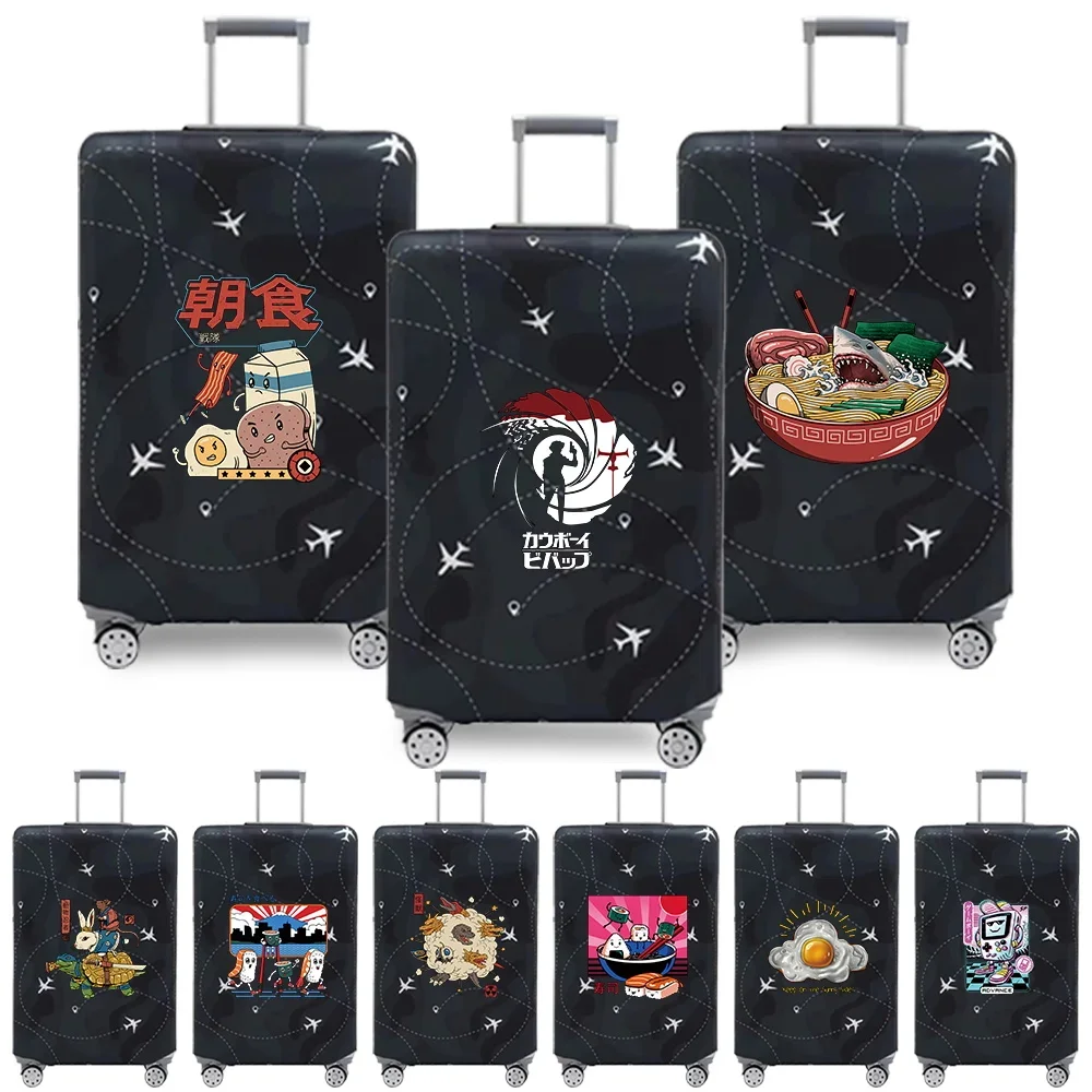 Luggage Protective Cover Dust Cover Anti-Scratch Portable Suitcase Trunk Holders Case Travel Accessories Japan Series Pattern