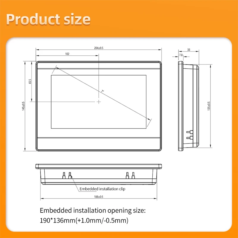 Load Cell Sensor+Paperless Recorder Kit,4-20mA RS485,Real-Time Data Curve Display,Data Storage And Export,Test Compression Force
