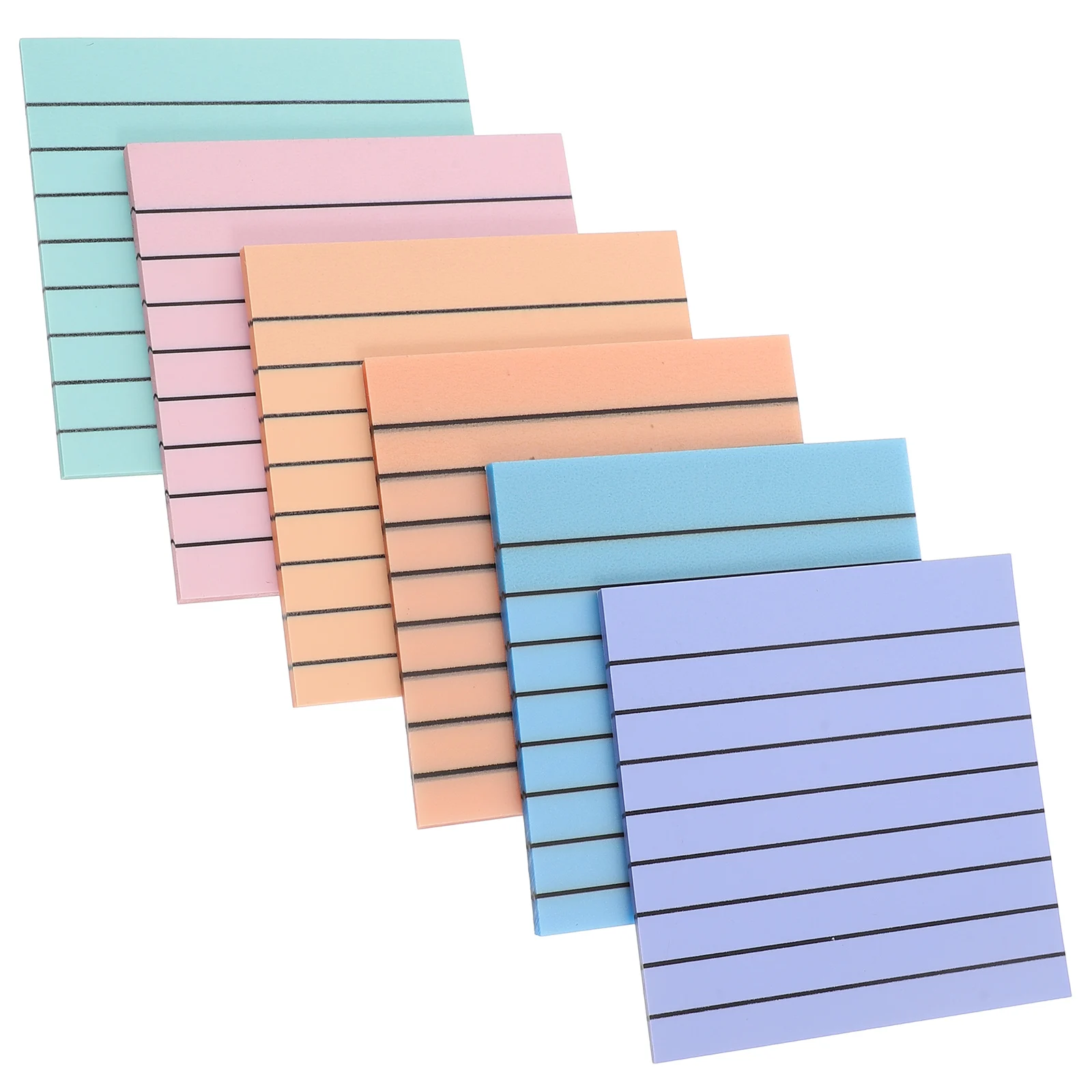

Writing Pads Half Horizontal Lines Adhesive Memo Stickers Portable School Tabs Practical Note Pads Student