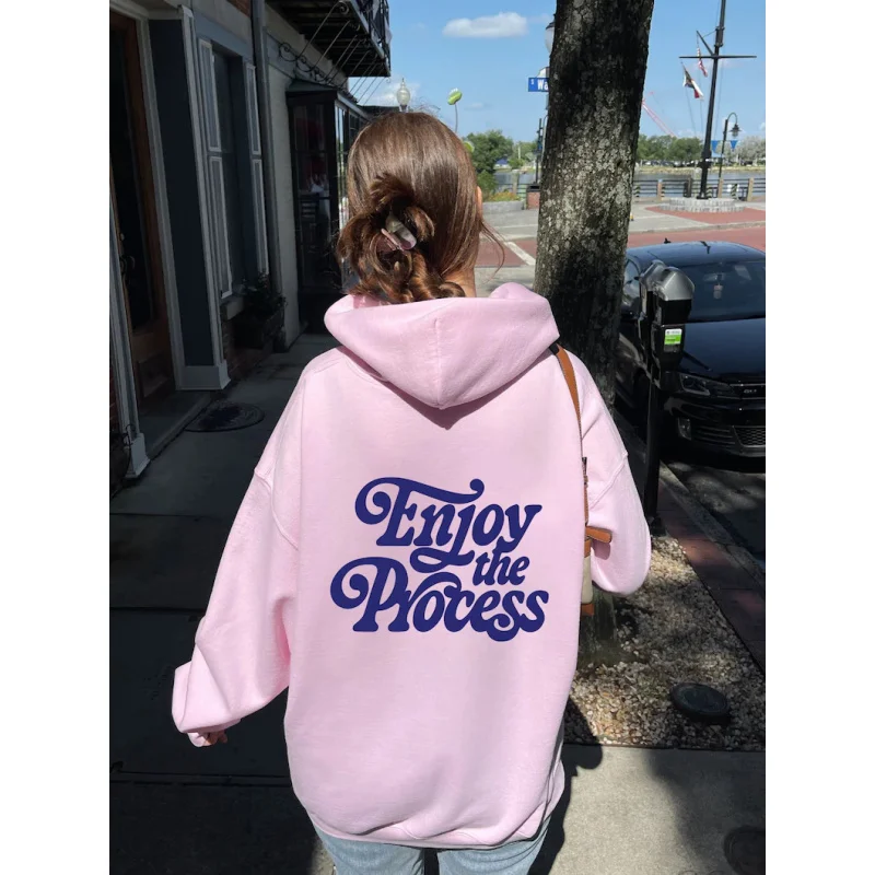 

Худи с надписью на спине: модные толстовки с эстетичным дизайном, пляжные худи для женщин, одежда с позитивными аффирмациями.